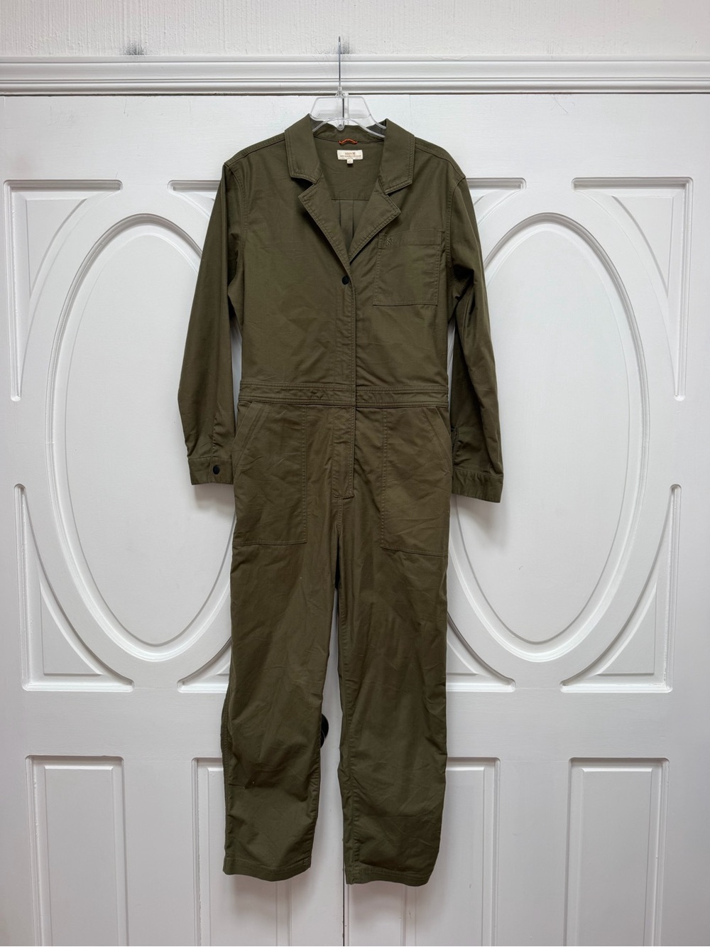 Roark Olive Utility Jumpsuit M